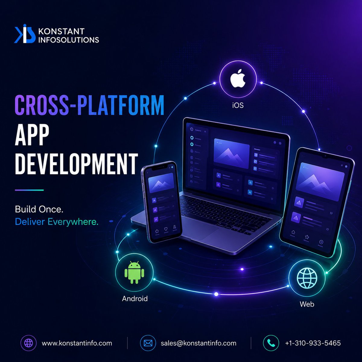 konstantinfo's tweet photo. Cross platform app development services help businesses deliver consistent user experiences across various platforms while accelerating development efficiency and product delivery:
https://t.co/TJNysvZtsi

#CrossPlatformDevelopment #AppDevelopment #MobileApps #DigitalInnovation https://t.co/HFj3kqW09w