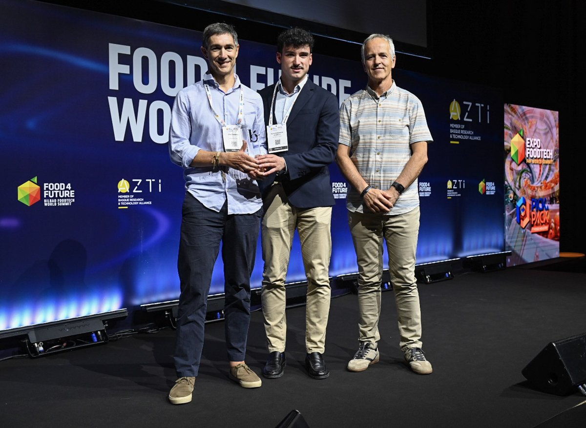BasqueFoodClust's tweet photo. 🏆 #BTEM2026 Sariek Euskadiko elikagaien berrikuntza aitortzen dute

Saritutako enpresak:

🔹 Goenaga Esnekiak – Berrikuntza Teknologikoa
🔹 Garaia S. Coop. – Enpresa Berrikuntza
🔹 Eroski S. Coop. – Berrikuntza Merkatuetan https://t.co/ExSaSm0vC6
