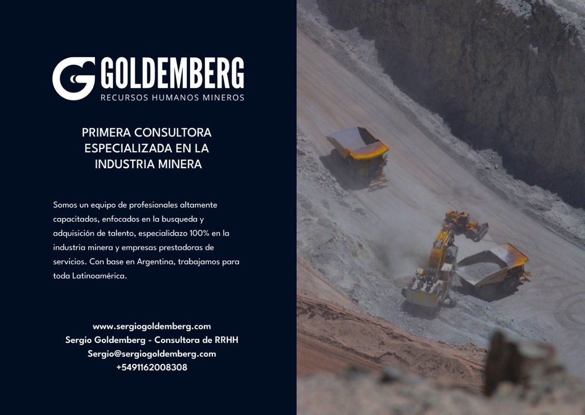 sgoldem's tweet photo. ⛏️ La minería argentina que viene no solamente necesitará inversiones. Necesitará personas preparadas.
Capacitación, empleo local y desarrollo de talento serán claves para construir una industria minera sostenible y competitiva. 🇦🇷
Feliz Día del Proveedor Minero.
#GOLDEMBERGRRHH https://t.co/vC6OvnLs50