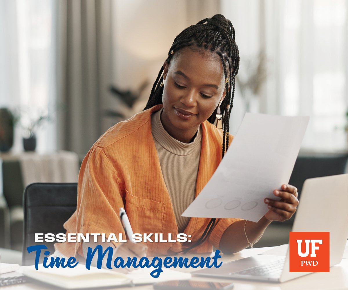 AccessUF's tweet photo. Enhance your productivity with our Time Management course! Learn strategies for prioritizing tasks, improving organization, and managing your time more effectively in the workplace.

Reserve your spot in the Time Management course here: https://t.co/LlBJBNhZtx https://t.co/FB9wA9ctdI