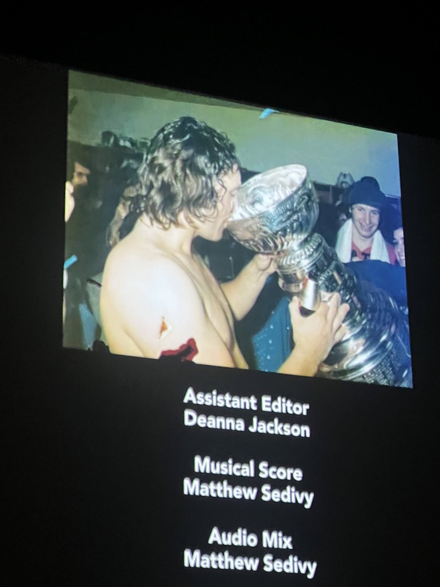 JimJPhilly's tweet photo. Full disclosure. My daughter Deanna was an assistant editor/production assistant on the film. So proud of her! But it really is truly a beautifully put together story of that incredible game and the aura of the Broad Street Bullies! https://t.co/yuIhF5Qgbx