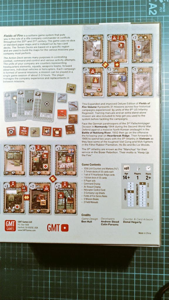 4587jacjac's tweet photo. @HamrickPaul @Clint_Davey1 @gmtgames Give a chance to #FieldsofFireDeluxe by GMT games ; it brings original nuances into a solid wargame https://t.co/ssJMETpE7l