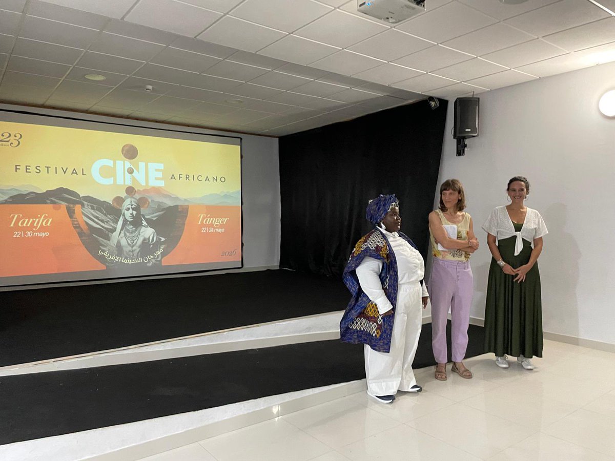 ccemalabo's tweet photo. Nélida Karr presenta su largometraje “La voz”, en el Festival de Cine Africano de Tarifa-Tánger 2026 (FCAT 2026), con la presencia de Sofía Mata Modrón, directora del Centro Cultural de España en Malabo.
@AECID_EspMalabo @EmbEspMalabo #EspañaEnGE https://t.co/ywpioTvfS1