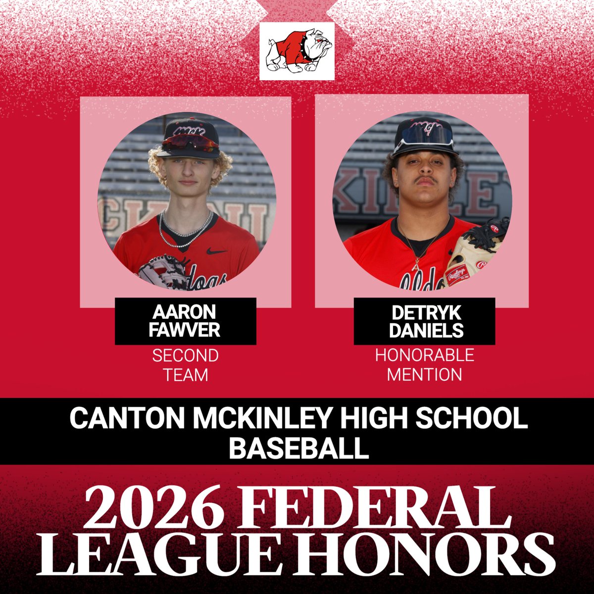 McKinleySports's tweet photo. Congratulations Aaron and DeTryk! ⚾️🐾 https://t.co/pPFMz3nh4X