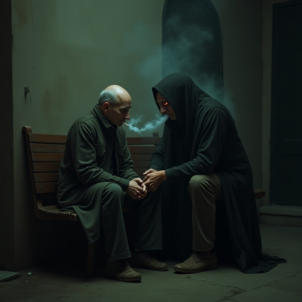 Alcesarlosuyo's tweet photo. Me senté en una banca mientras fumaba un cigarrillo...
Sin darme cuenta, la muerte se había sentado a mi lado.
—Tardaste —le reclamé a la desgraciada.
Ella me arrebató el cigarro y fumó un poco.
—Aún no vengo por ti, pero como siempre eres tan ansioso y piensas seguido en mí, quise pasar a saludar.
Le arrebaté el cigarro y lo apagué.
—Ni la muerte me quiere. —Sonreí irónicamente.
Ella suspiró y agachó la cabeza con resignación.
—¿Puedes al menos dejarme descansar un poco? Sabes, no eres el único que piensa en mí... De por sí es fastidioso tener que andar yendo y viniendo. Como para que quieras acapararme con tus pensamientos
¿No puedes pensar mejor en Dios o en el diablo?
—Dios es muy bueno para escuchar deseos egoístas y el diablo nunca da nada sin pedir algo a cambio —me quejé.
—¿Y yo debo de cargar con tu miseria? –Contestó escondiendo media sonrisa.
Saqué otro cigarro y lo encendí.
Ella me lo arrebató y lo aventó lejos.
–Y también eres tramposo —me dijo–, tus vicios no te harán apresurar las cosas.
—Está bien... Dejaré de pensar en ti, pero no dejes de pasar a saludar de vez en cuando, me gusta sentirte cerca para recordar que aún quiero vivir un poco más.
—Qué extraño eres. —Sonrió mientras se desvanecía entre las sombras de mis pensamientos...
Charles Bukowski: (1920–1994) fue un escritor y poeta estadounidense, de origen alemán, que se convirtió en el máximo exponente del "realismo sucio". Bukowski retrató el lado más oscuro, marginal y cotidiano de la vida urbana en Los Ángeles: la pobreza, el alcoholismo, el sexo, los trabajos mediocres y las carreras de caballos.