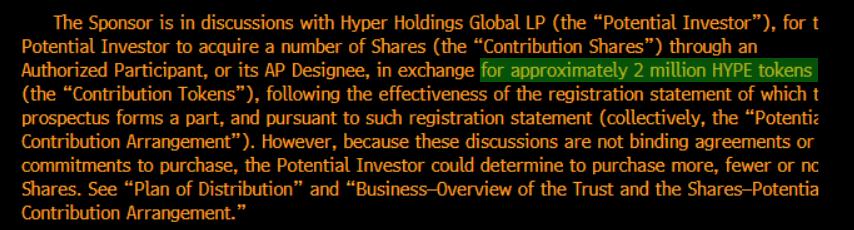 JSeyff's tweet photo. @Grayscale The most interesting update/change looks to be a seed capital investment of ~2 million hyperliquid:native or about ~$113 million! will come from Hyper Holdings Global LP https://t.co/osjfjP5ySh