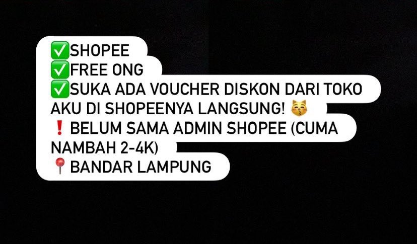 mcd1025p's tweet photo. WTS 
preloved baju ada crop top, press body, kemeja, kaos, dan lain lain! CUMA 7-25k AJAA 😽 in this economy sangat murah

dom : bandar lampung 
✅ bisa oren + free ong 
😛 suka ada voucher diskon dari toko aku di shopeenya langsung! 
❗️blm sama admin (cuma 2-4k) https://t.co/UdB8NCX7k4