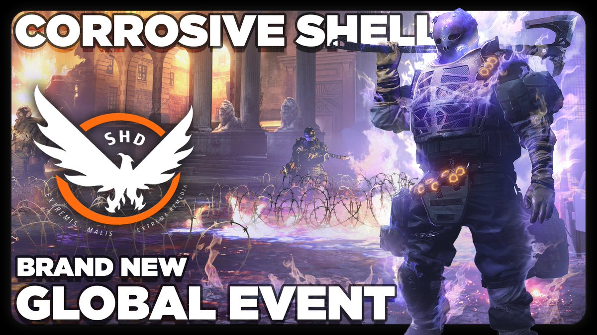 IamPurePrime's tweet photo. ⭕Corrosive Shell Build⭕

With the Brand New GE Activating this week we see an Insane Damage increase while applying Status Effects,

⭐50% WD
⭐25% ROF
⭐25% Status Effects
⭐25% Reload Speed 

Lets go over the Details,
https://t.co/0pTCNq9R1J

#TheDivision2 | @TheDivisionGame https://t.co/BG0rLT8kEb