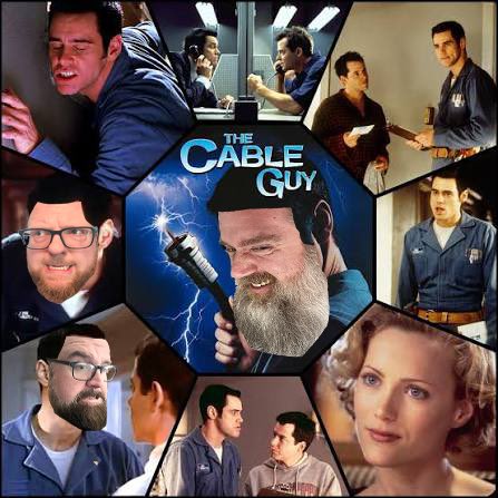 AvidIndoorzmen's tweet photo. Jim Carrey’s dark comedy, The Cable Guy, turns 30 this year and we brought back Chris Chatham to chat about it with us. Chatham loves a dark comedy and it was fun hearing him break this down. It’s out wherever you listen to podcasts! #TheCableGuy #NewEpisode https://t.co/UbbyhHsHNS