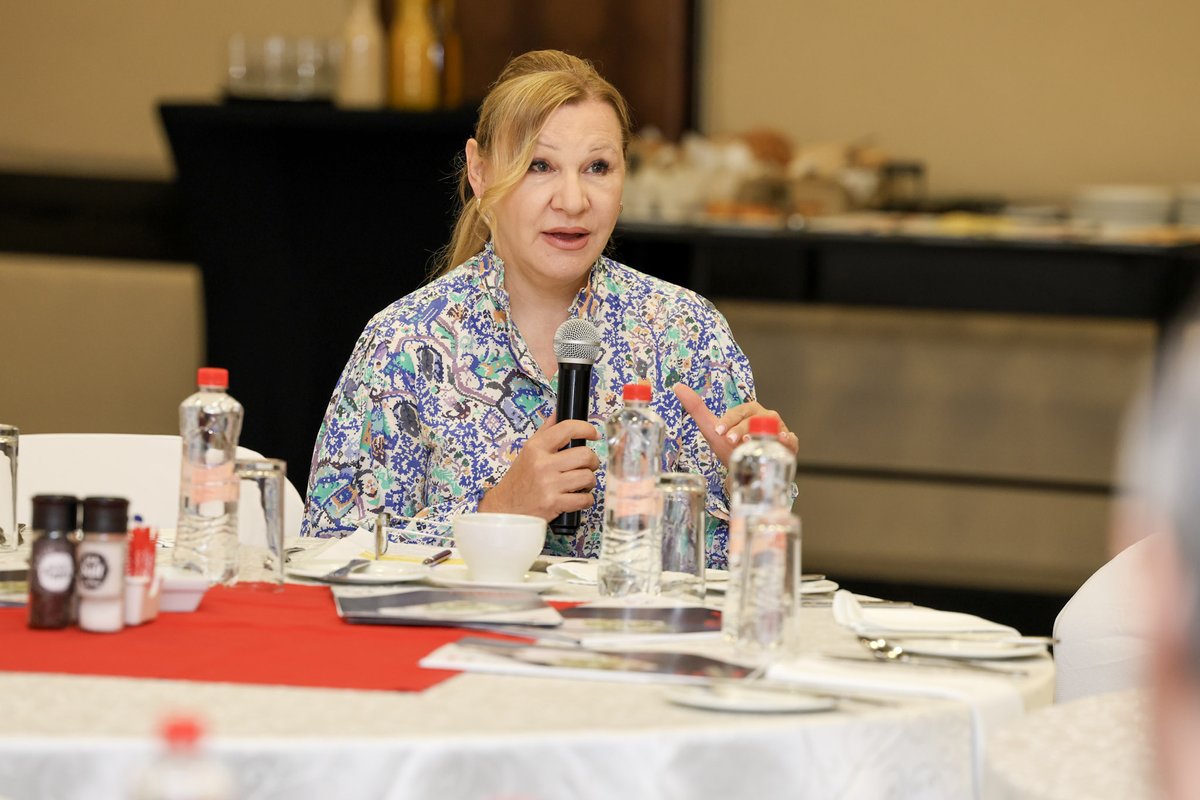 IFRCAfrica's tweet photo. The IFRC and @RedcrossSa today convened diplomatic partners and key stakeholders for a Diplomatic Breakfast in Pretoria, South Africa, under the Global Climate Resilience Platform.

This engagement aims to advance collaboration, investment and collective action for climate resilience across Southern Africa.

As climate-related disasters continue to intensify — stronger partnerships between humanitarian actors, governments and the private sector are critical to strengthening preparedness, protecting vulnerable communities and building long-term resilience.

#GlobalClimateResilience #InvestingInResilience