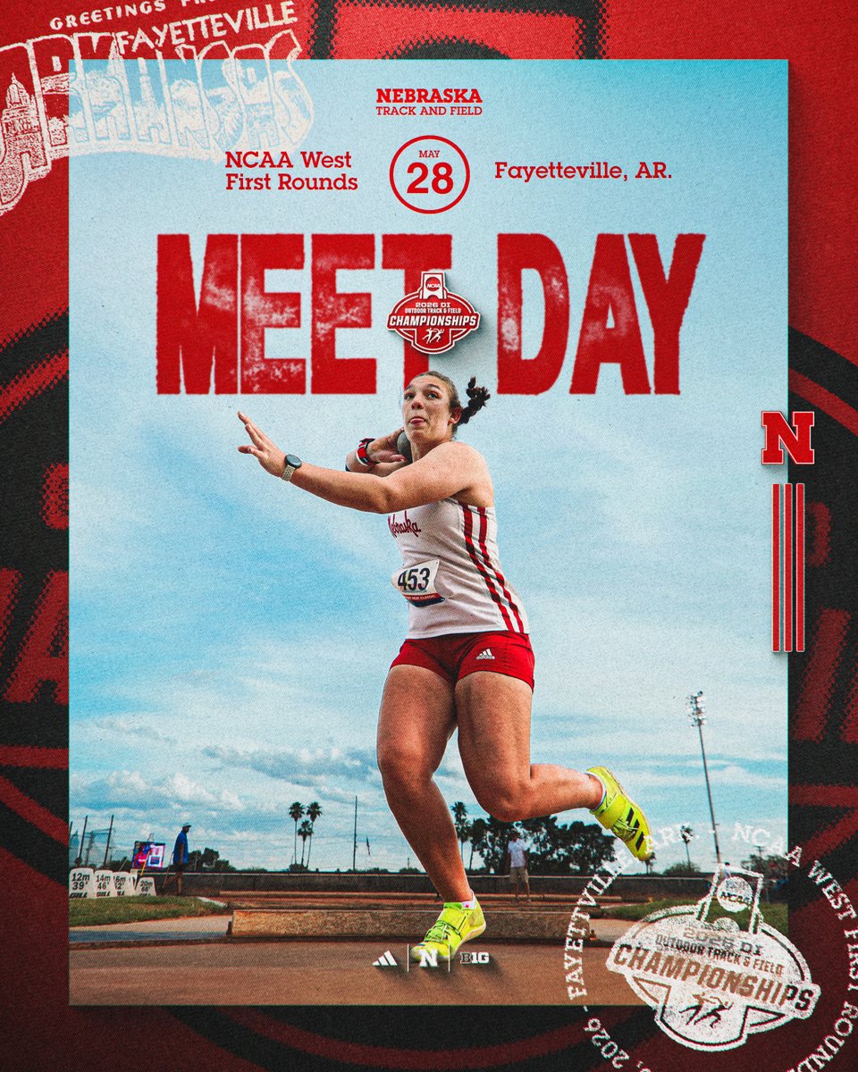 HuskerTFXC's tweet photo. More flights to book. 👀✈️

🗓️ NCAA First Rounds
📍 Fayetteville, AR - John McDonnell Field
⌚️ Field Events » 9:00am CT
⌚️ Track Events » 6:00pm CT
🗞️ Day 1 Recap » https://t.co/mXwdtVaD45
📈 Live Results » https://t.co/EbcxK6xuwk
📺 ESPN+ https://t.co/iAEfs1XCy7