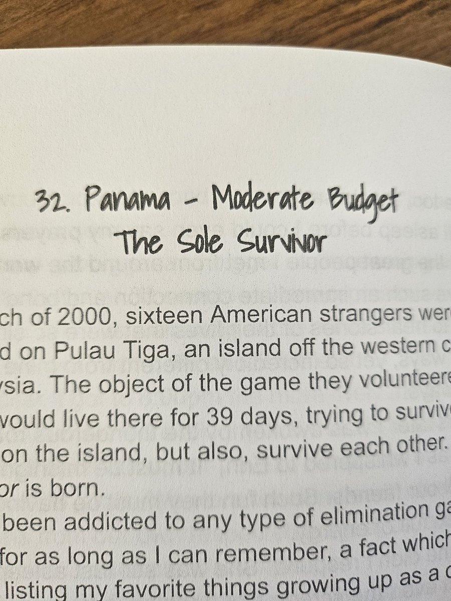 ryanscountdowns's tweet photo. @survivorsavage @survivorsavage I actually wrote a book a few years ago that became a best-seller. It wasn't solely about Survivor,  but mentioned you as my favorite Survivor. I think I even messaged you as I was in Pearl Islands, and we  chatted. How do I mail it to you? https://t.co/LC39EVTxiM
