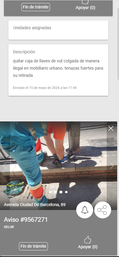 SaldiviaBN's tweet photo. A quien pueda interesar: SI VES QUE VUTs DEJAN SUS 🔐CAJETINES DE LLAVES 🔐COLGANDO EN MOBILIARIO URBANO el SELUR de @MADRID acaba retirándolos, basta denunciarlos en la app Madrid Móvil o https://t.co/3MXf9kIQ6D ; genera aviso de mobiliario y explícalo @MadridAloja https://t.co/YzRKeyVA7O