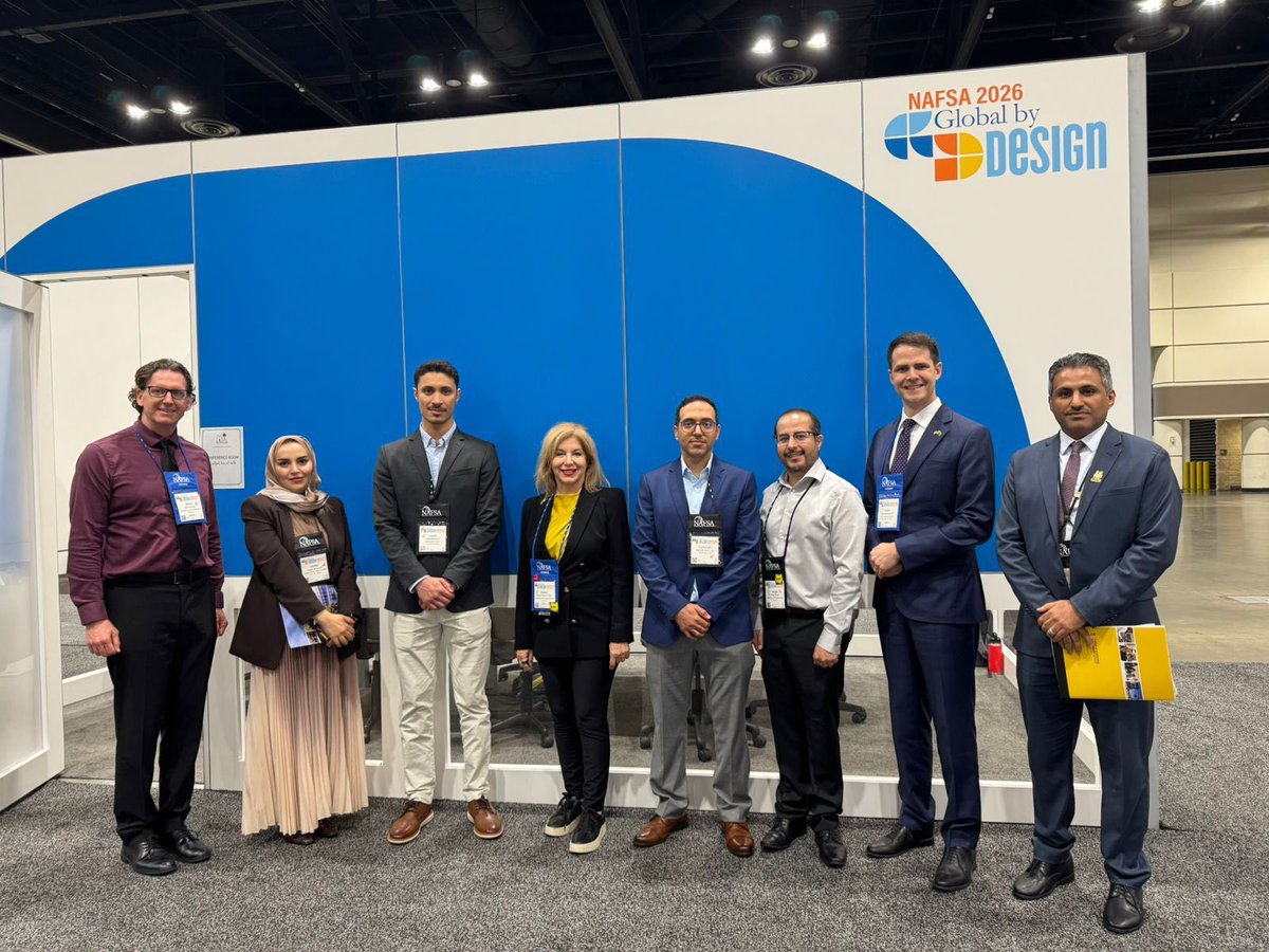 USAinKSA's tweet photo. #NAFSA2026, the annual American conference and the world’s largest gathering of international education professionals, is bringing together American and Saudi educators and leaders to strengthen academic partnerships between institutions in both countries. The conference is creating new pathways for Saudi universities to benefit from American expertise and for U.S. institutions to build lasting partnerships in Saudi Arabia in support of the Kingdom’s educational and development goals.