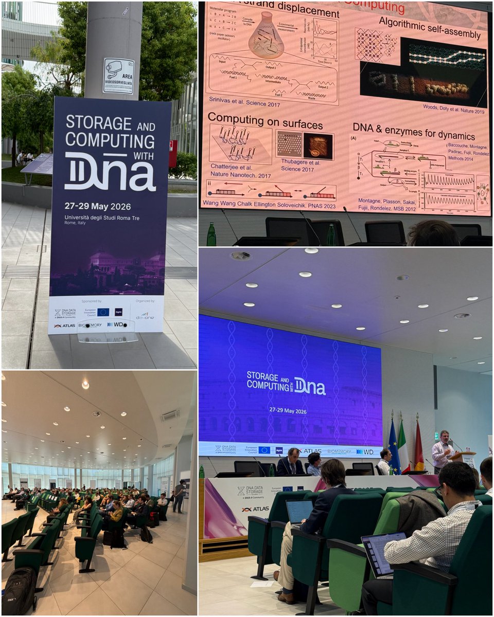DnaDataStorage's tweet photo. Having a fantastic time at Storage and Computing with DNA… https://t.co/CF8yypuC7B
