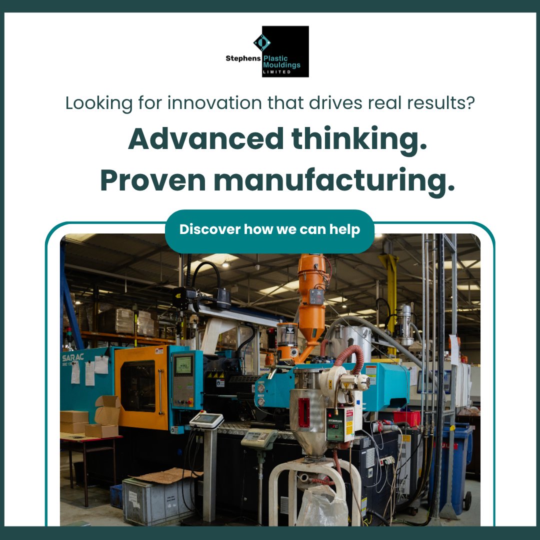 StephensPlastic's tweet photo. Innovation At Every Step

You deserve cutting-edge solutions. At Stephens Plastics, we combine innovation and expertise to bring your ideas to life.

Discover how we can help at https://t.co/96XnTmv003

#InnovativeMoulding #CuttingEdgeManufacturing #PlasticInnovation #UKPlastics https://t.co/t1thbxMiZC