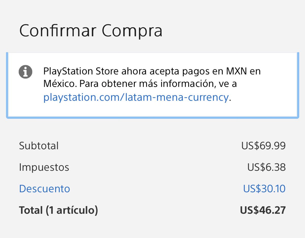 X4NDREDD's tweet photo. @NotiPlay_ Hola noti, tal parece que si van a implementar pronto los pesos mexicanos a la PS Store porque mira que me aparece cuando intenté comprar Death Stranding 2 y luego al darle a más información en la página de PlayStation, la página código de error, parece que lo implementarán https://t.co/vk6lu59jGt