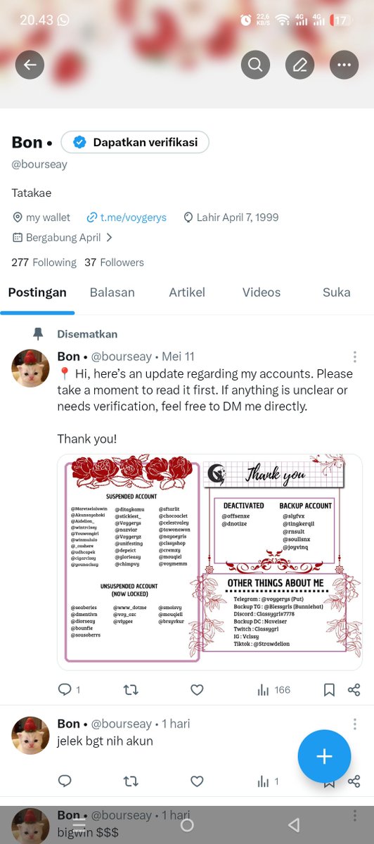 Bon • tweet media