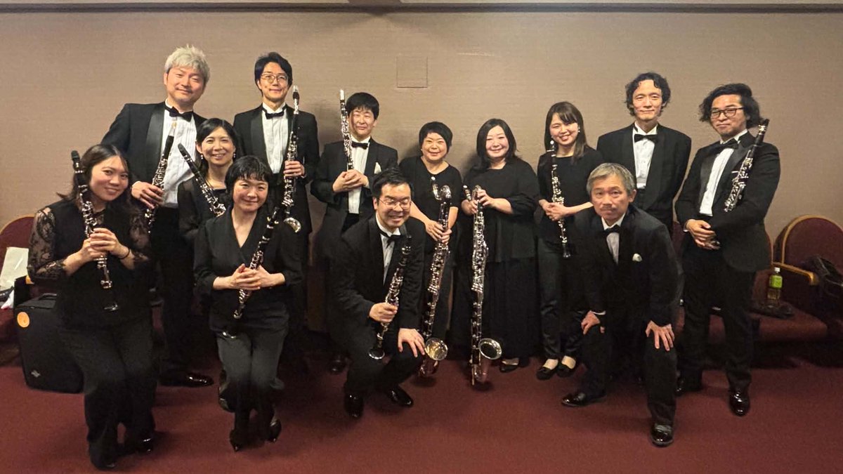 clarinetn1's tweet photo. 昨夜はドリームウインドオーケストラ♪
素晴らし��奏者の皆さんと楽しい吹奏楽でした✨ https://t.co/kEYvc8dbt8