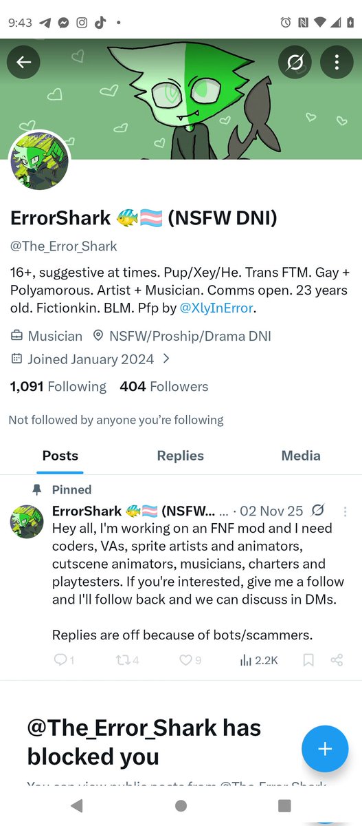 HuskyTheShark's tweet photo. Reminder for those these people made posts on someone for having an opinions while stuffing words like homo/transphobe and ice supporter in someone's mouth when the user doesn't support ice at all
Then proceeded to say that pup pronouns are like xeno pronouns or aero pronouns https://t.co/y6BFrAUiPm