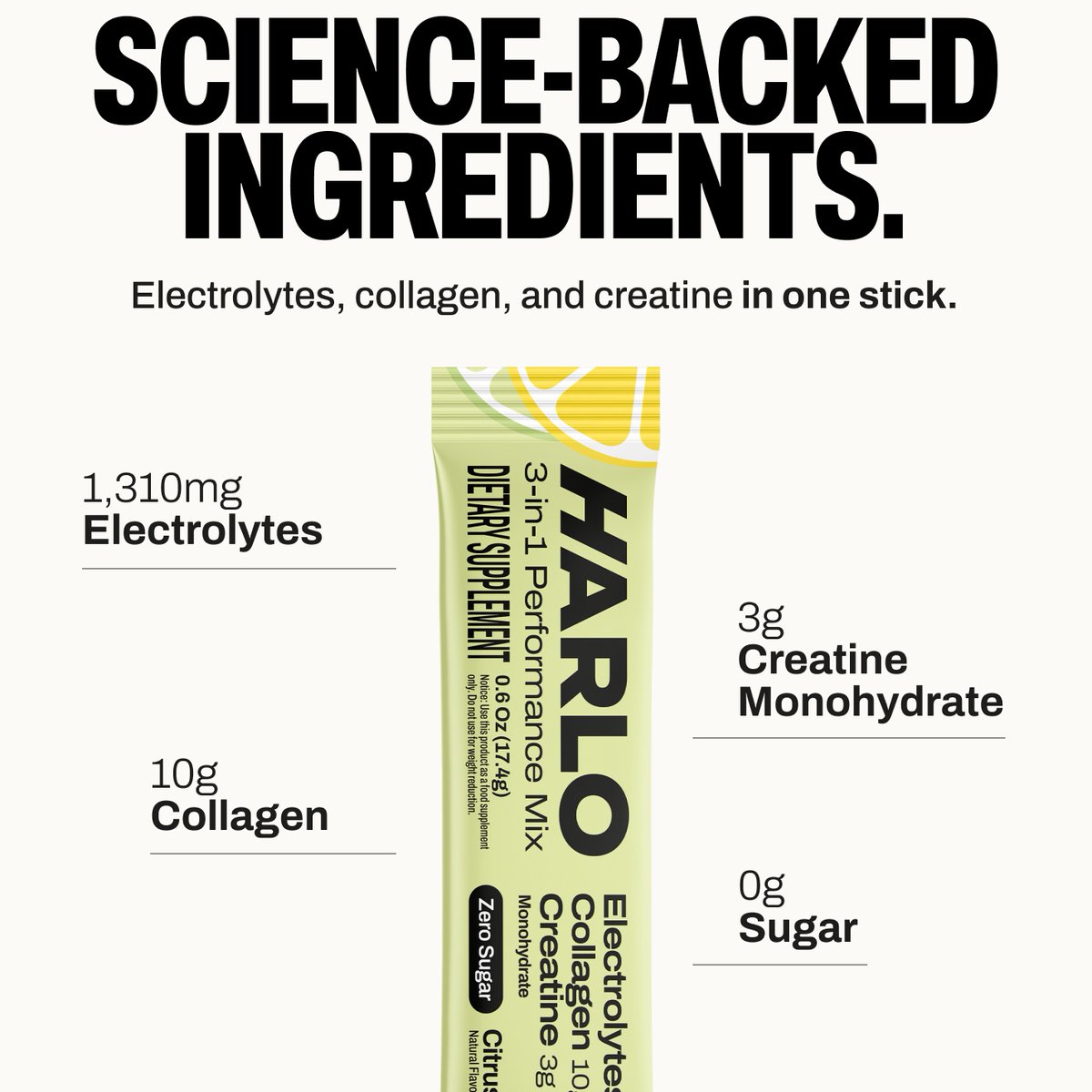 DrinkHarlo's tweet photo. Creatine + Electrolytes can be life changing. More stamina, better mood, more performance, fewer headaches. Over 300,000+ trust Harlo's electrolytes &amp; creatine performance drink.