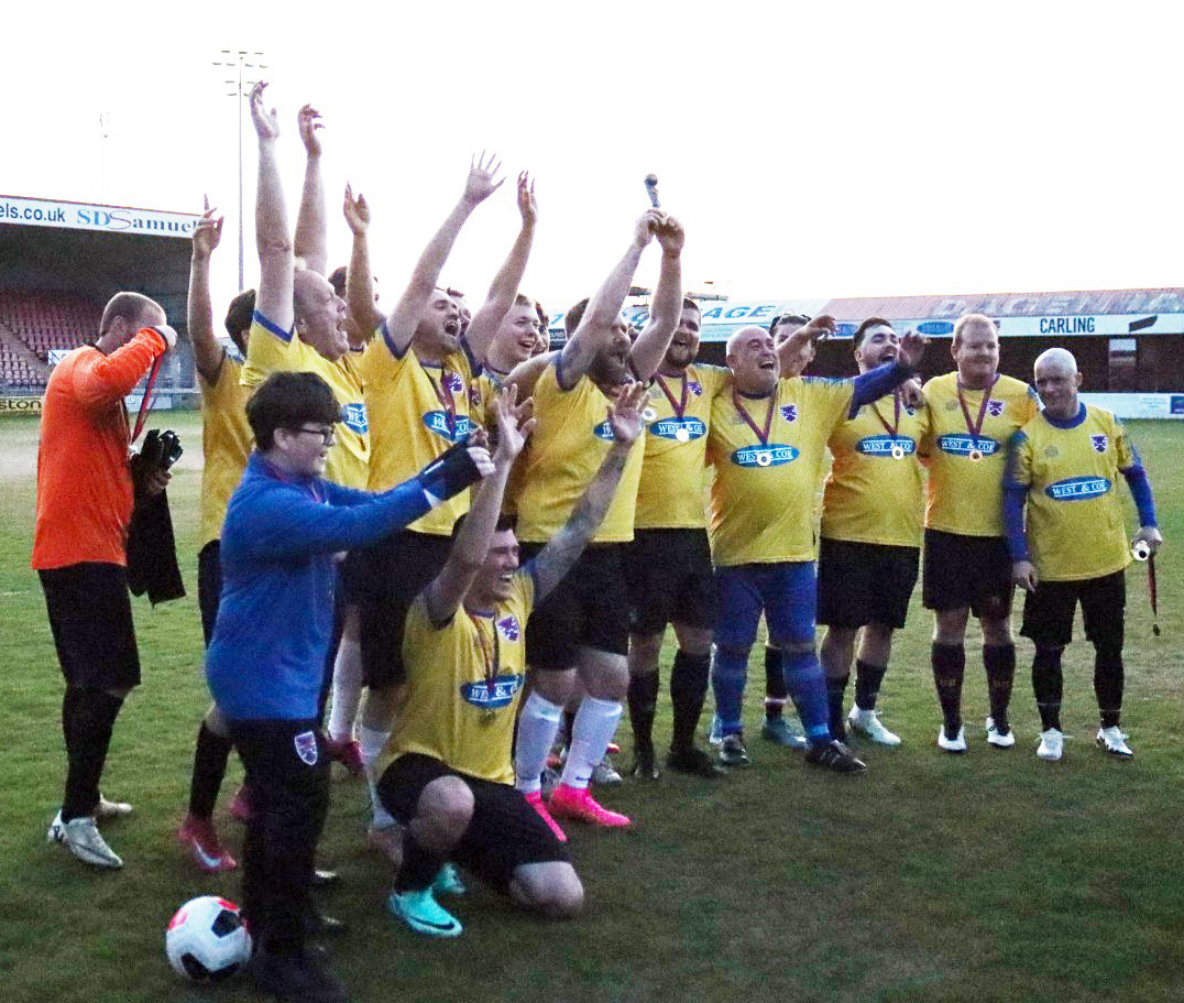 daggerstrust's tweet photo. Well done to all. @Dag_RedFC staff played yesterday v The Sponsors, raising £2,000+ for @daggerstrust 

Sponsors won 7-2. CEO John Grabowski &amp; Commercial Manager Caroline Logush scored for the Staff.

@BrunelShipping @ILCleaning @SDSamuels @Tixr_  @fixautodagenham #westandcoe https://t.co/7ycxMeBtdy
