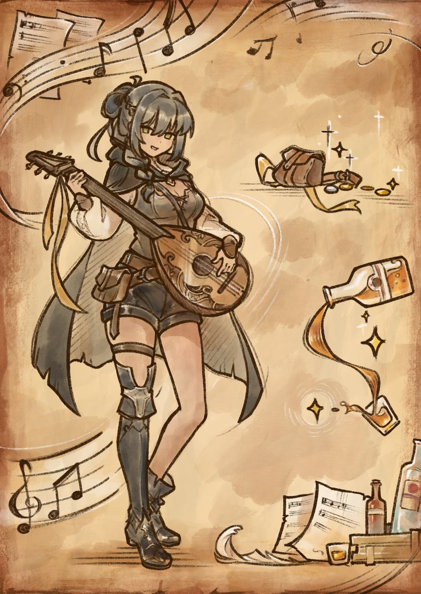 AltorliaKagari's tweet photo. Colored Version 滅びの村の語り部
#ウィズダフネ #WizardryDaphne https://t.co/mJWcvpPrhM