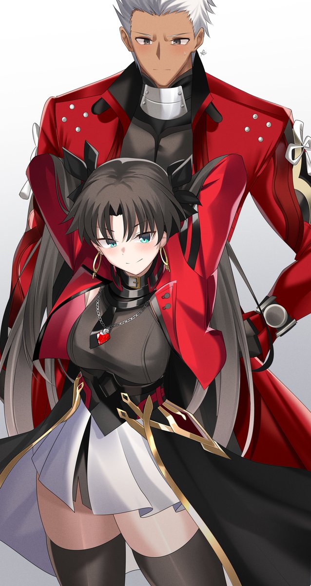 R31_44's tweet photo. Star Rail Rin &amp; Archer~
#HSRxFate #Fate https://t.co/vrDh8uusai