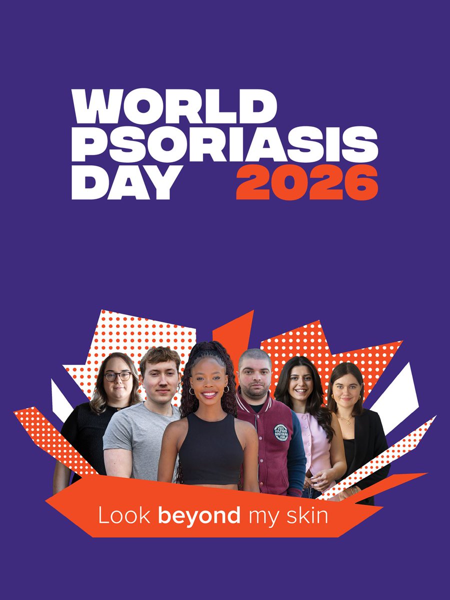 PsoriasisIFPA's tweet photo. We are proud to announce the theme for 2026 World Psoriasis Day: Young people living with psoriasis – #LookBeyondMySkin 

It's a call to see the person beyond the condition, embrace them for who they are and take their experiences seriously. 
Learn more: https://t.co/qpJw76zpl9 https://t.co/7HKlaT0j5w