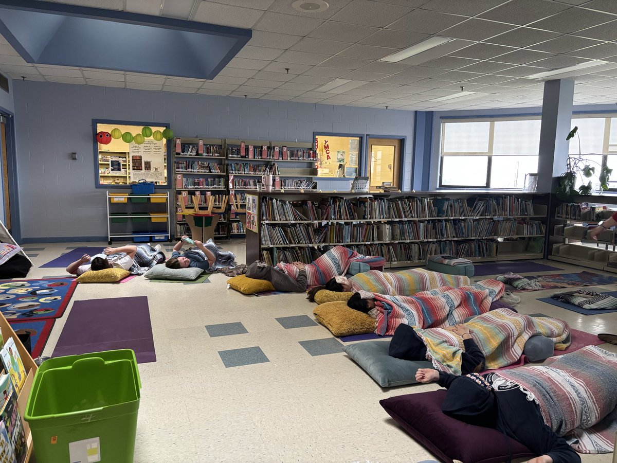 InvernessECA's tweet photo. Under the supportive guidance of Steph McNamara, students participated in a Yoga Flow/Nidra class, focussing on movement, mindfulness, &amp; relaxation. It was a wonderful, calming way to reduce stress and promote overall well-being. https://t.co/E1F09YjHiM