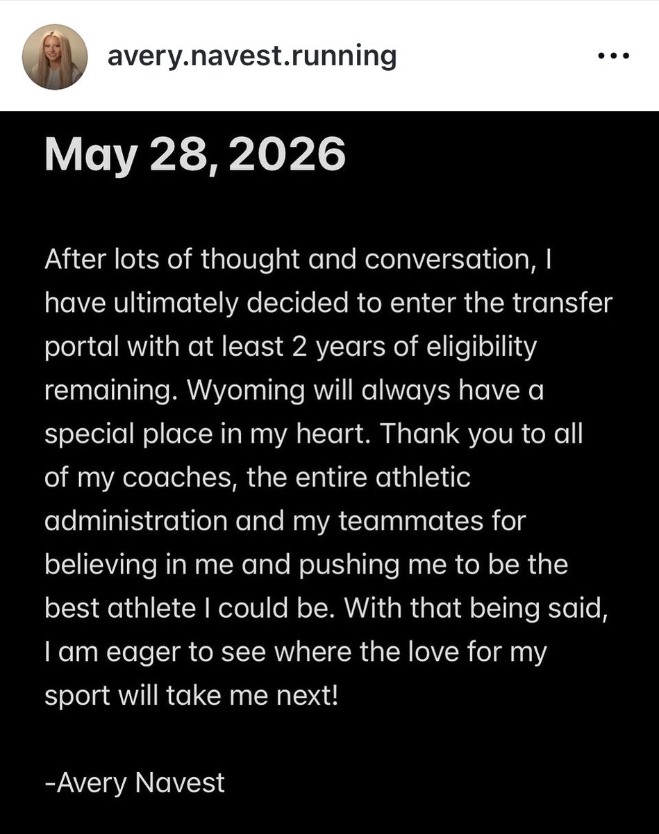 JenniferNavest's tweet photo. Here she goes! Our girl has entered the Transfer Portal &amp; is looking for a new opportunity in the #multis. Who needs a relentless competitor w/ a deep (borderline insatiable) drive to prove herself on the track &amp; the field? #trackandfield #transferportal #heptathlon #pentathlon https://t.co/7DHzaflgqH