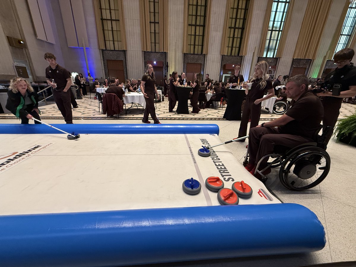 OVCAcurls's tweet photo. We were honoured to attend yesterday's event celebrating Canada's Olympic and Paralympic athletes. 

With no shortage of competitive spirit, our Street Curl unit got a work out! https://t.co/hgOO3w10KB