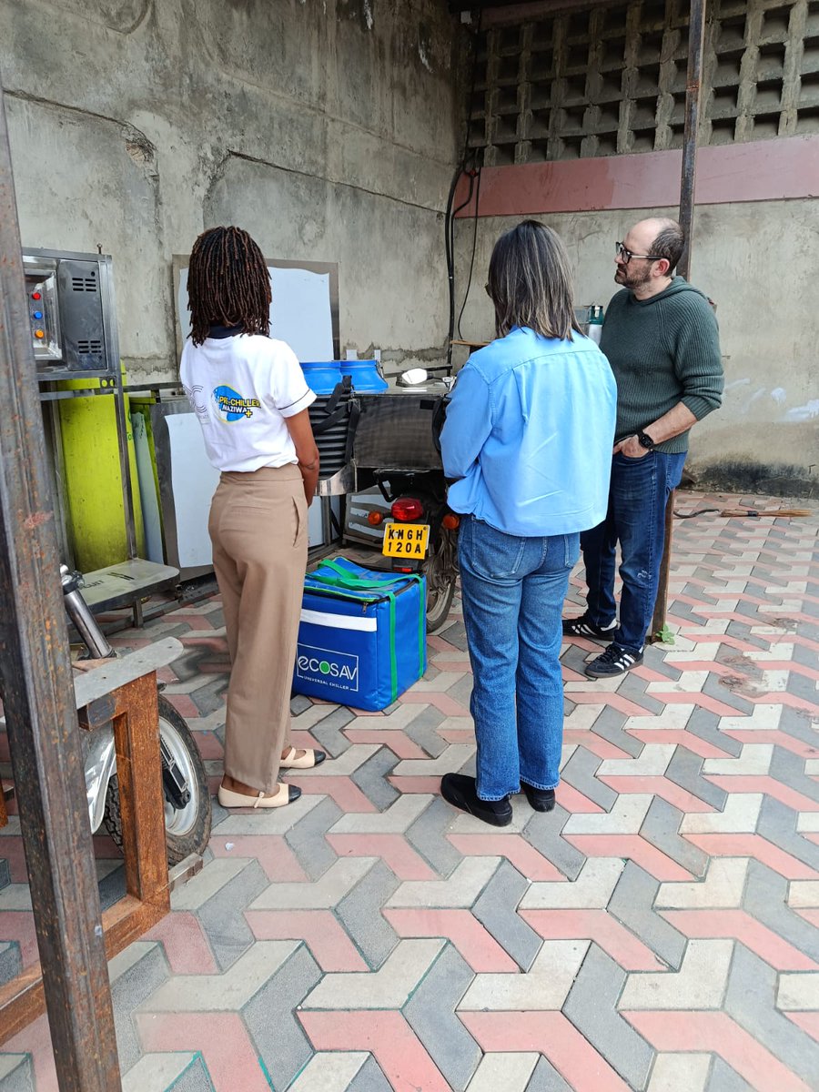 Sav_CircuitTech's tweet photo. Today we hosted the Good Machine team for a dairy cold-chain demo and systems discussion.

The focus:
practical design, field usability, and preserving value across the dairy chain.
Good systems work because they fit real operations.

#solarcooling #coldchain #Dairysystems https://t.co/xIh3r71vgO