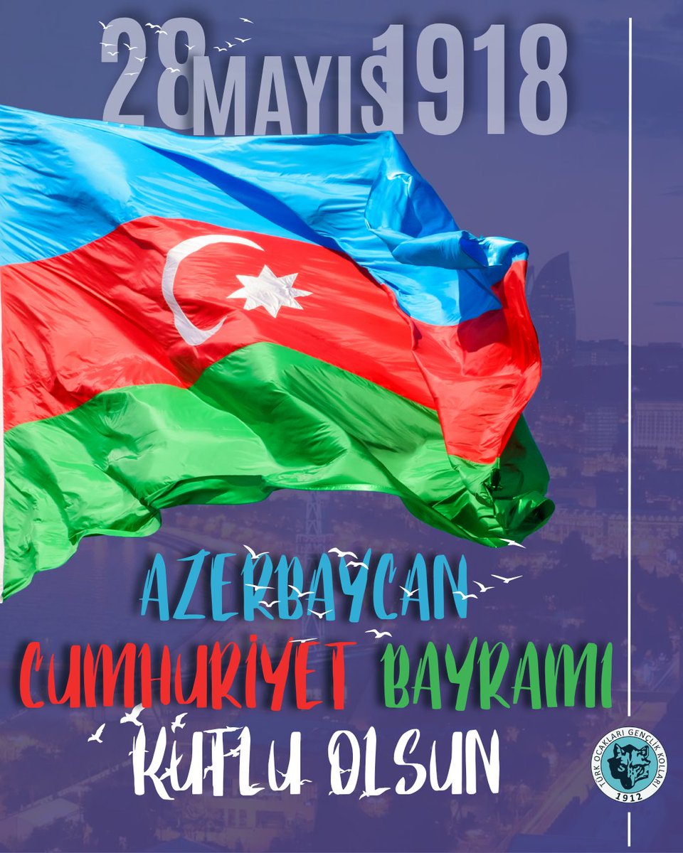 GencTurkOcagi's tweet photo. Azerbaycan Cumhuriyet Bayramı Kutlu Olsun! 🇹🇷🇦🇿 https://t.co/rYz0tazNze