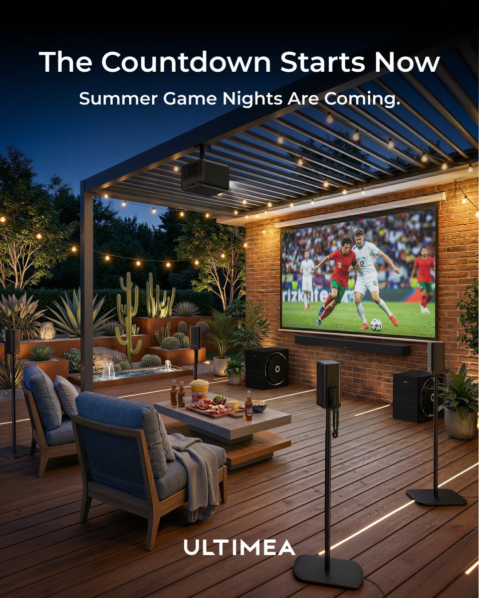UltimeaOfficial's tweet photo. The setup is ready.
Now we wait for kickoff.
Summer game nights hit different with the Skywave X100 Dual — deeper sound, bigger moments, fully in the game.

Don’t miss the early-bird price and exclusive gifts on our official website.

Link here →https://t.co/PEpmvg1BUG https://t.co/XL6vdwZJlN