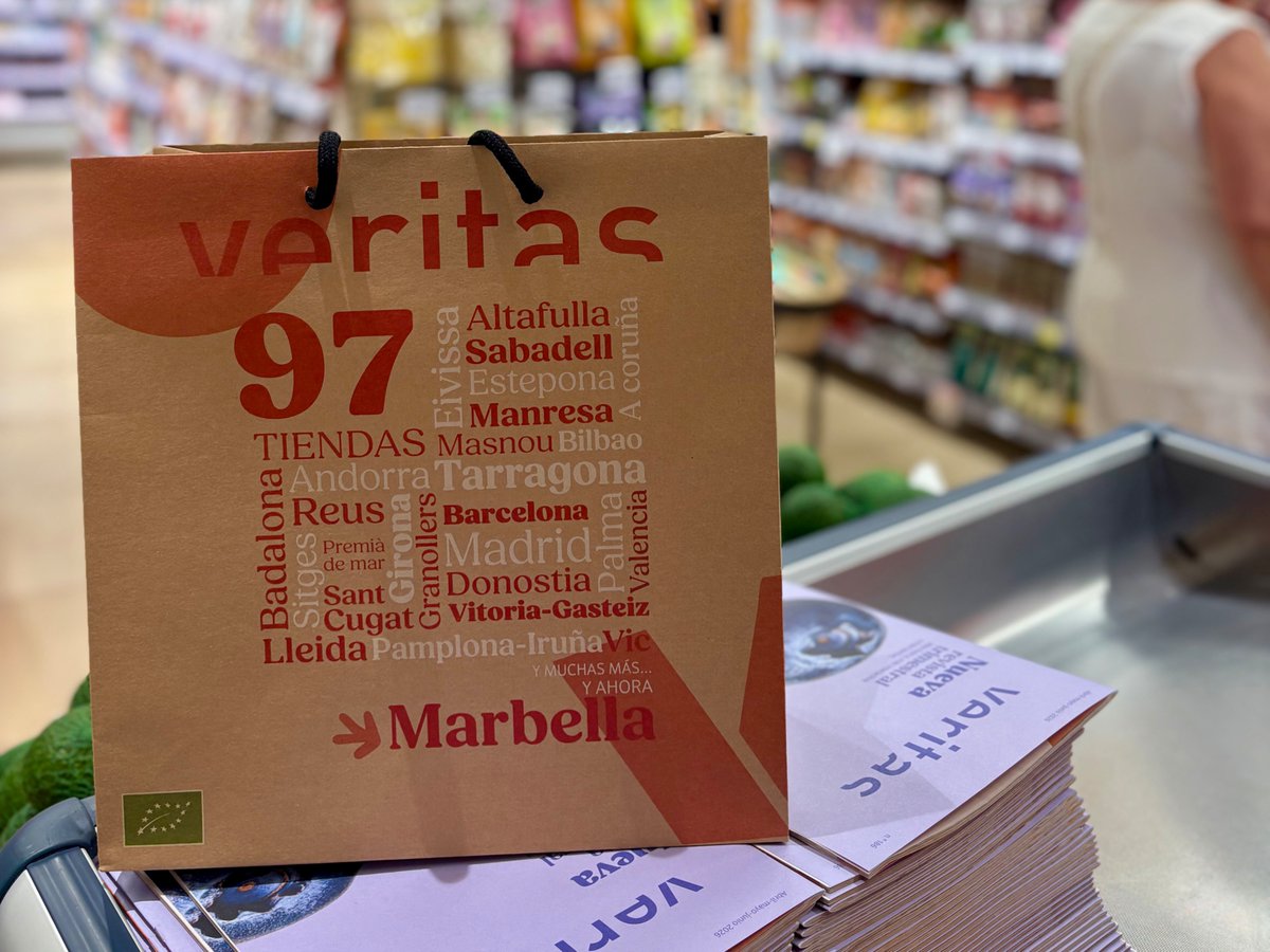 Ecoveritas's tweet photo. 🧡 Marbella, ya estamos aquí.

Abrimos nueva tienda en Avenida Ricardo Soriano, 34 📍

Con esta apertura ya son 97 tiendas Veritas en total y 4 en la Costa del Sol.

Seguimos acercando la alimentación ecológica certificada a más personas 🌱 https://t.co/6b2kgCRRFl