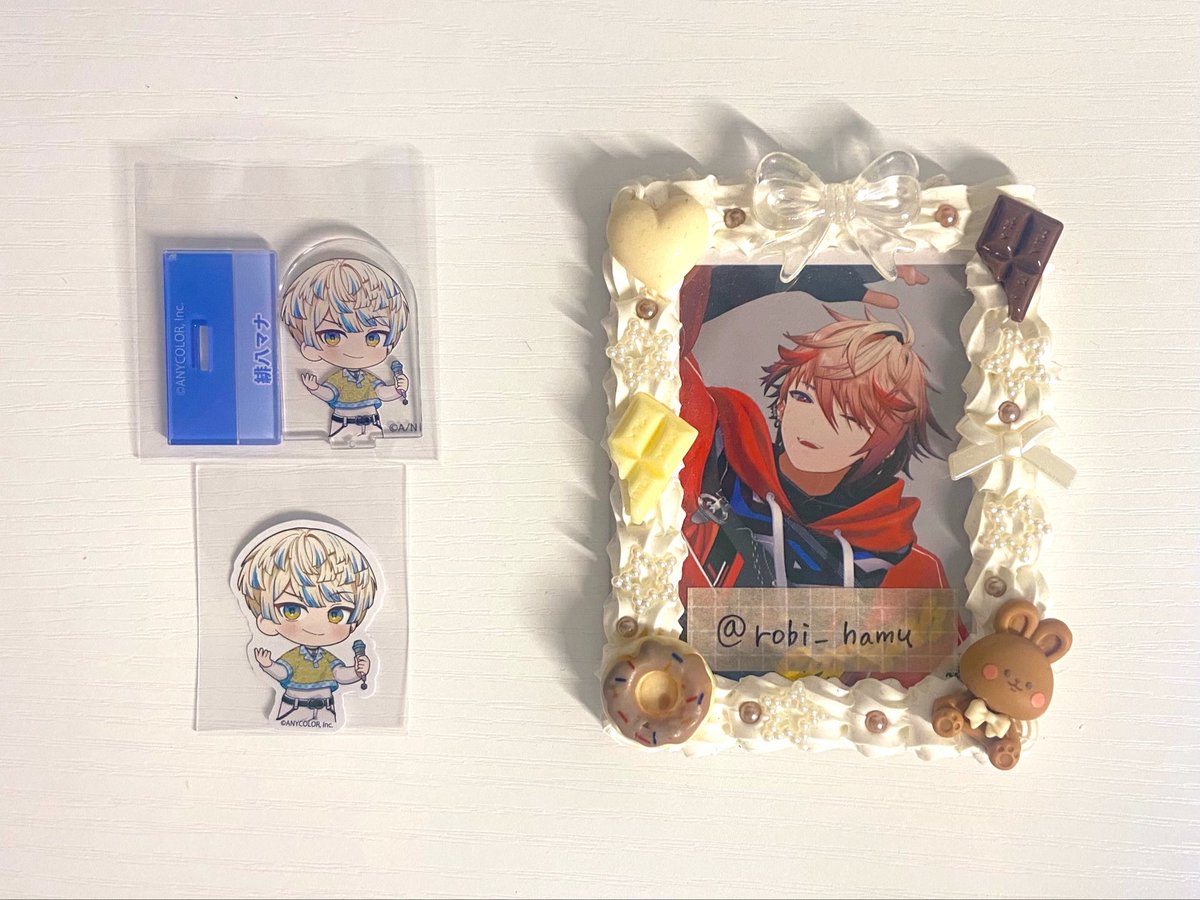 robi__hamu's tweet photo. 【交換・譲渡】にじさんじ チョコエッグ2 クリアスタンド ダイカットシール

譲）画像1〜2枚目

求）画像3枚目求のものor250円+送料
💖or🩵優先

▶︎ 🚺含む方優先
▶︎ 郵送のみ

検索からもお気軽にお声がけください。 https://t.co/tYOtKRJH2k
