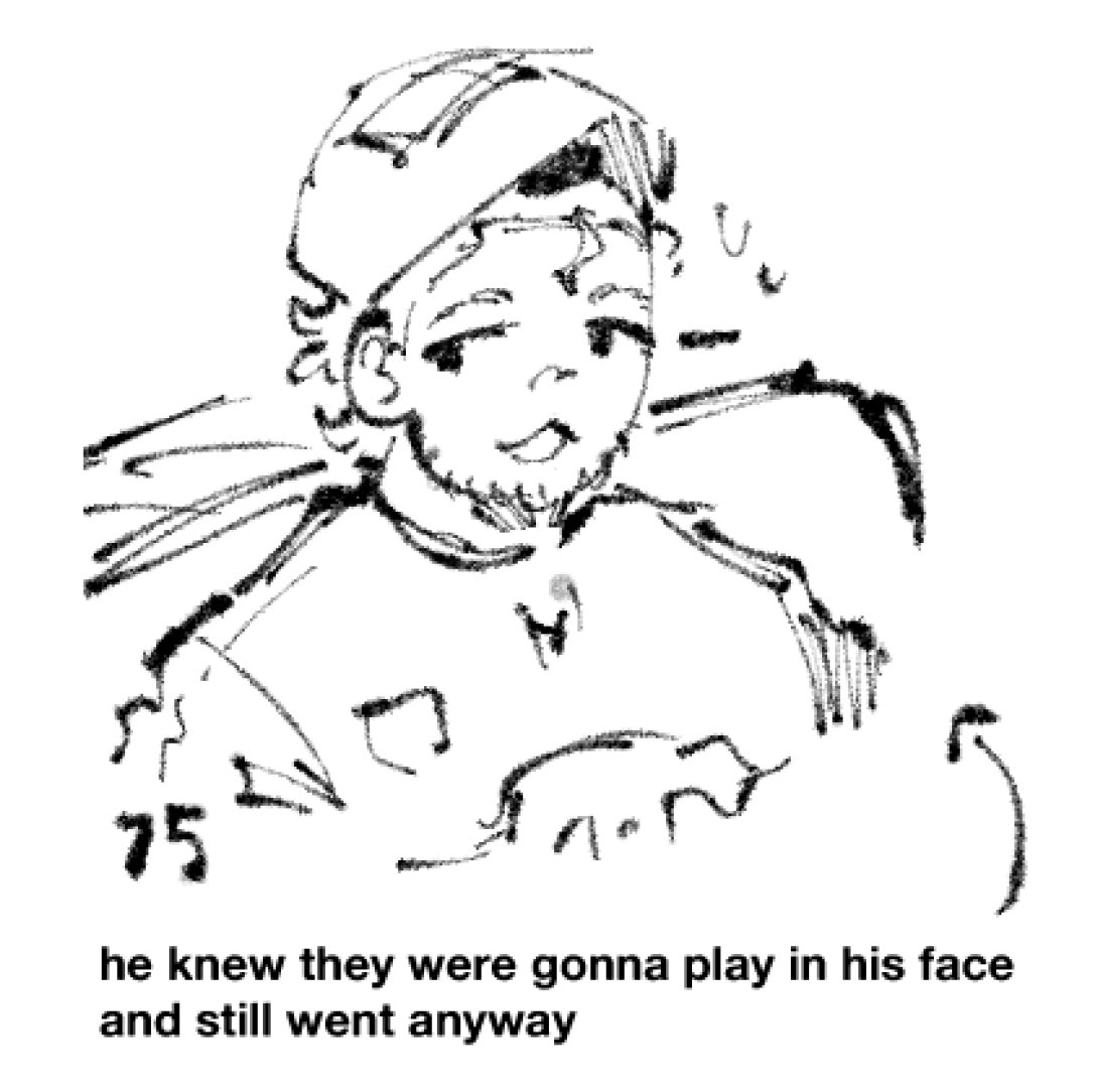 butchbeargirl's tweet photo. doby doodle i did during the game before promptly falling asleep halfway thru the 2nd https://t.co/3ZBjcGlYFH