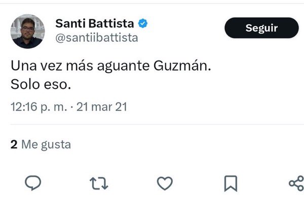 Faustol1970's tweet photo. @santiibattista Fantasma https://t.co/PfOqh2xFl7