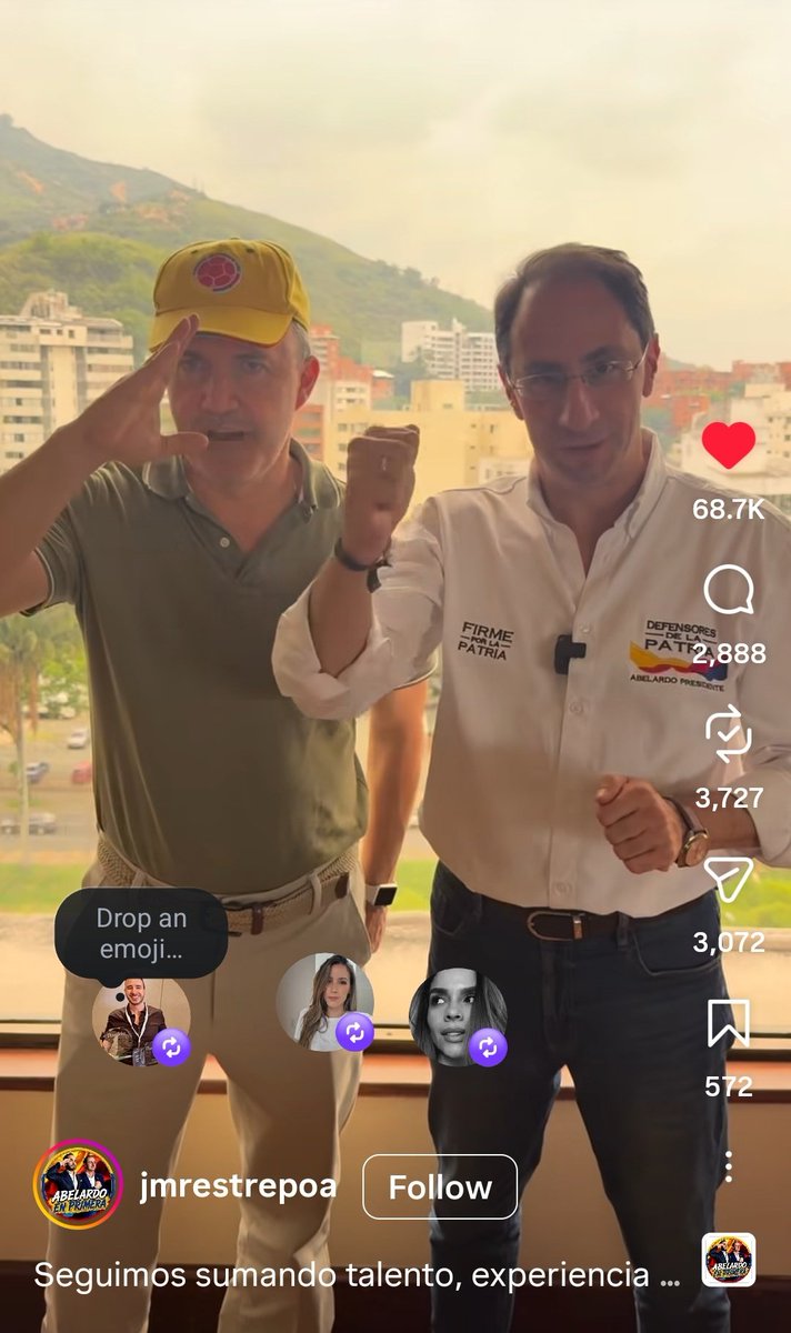 ToroDeArena's tweet photo. Esta llegando gente MUY BUENA donde Abelardo

Alejandro Salazar y Wilder Zapata

Gente que si hace empresa, emprendimiento, país y que se la ha jugado por Colombia fuera de la política

Este es equipo que se necesita pa sacar esto adelante 💪💪 https://t.co/4w4o57XEWj