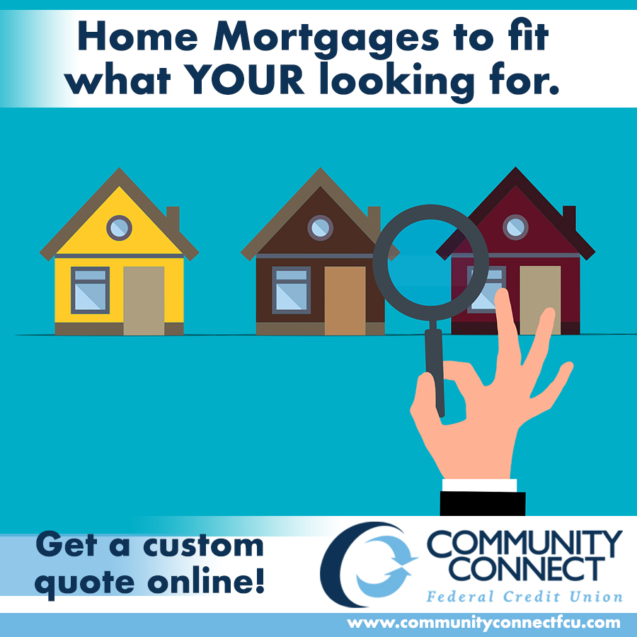 CommconnectFCU's tweet photo. Home Mortgage Loans: By answering just a few easy questions, your custom quote will be on its way. It is really that easy!  https://t.co/jIOakRI7MU https://t.co/Twfu8FffUe