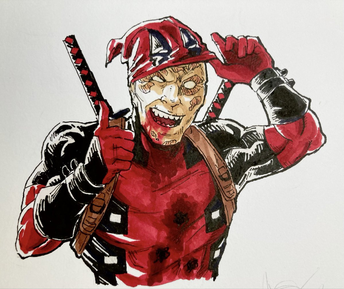 9moth4's tweet photo. アナログの絵
MARVELあんまり詳しくないから間違ってるかも
多分全部載せたことあるやつ https://t.co/OvbP5LpW0R