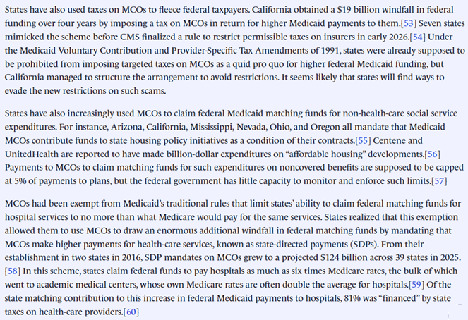 CPopeHC's tweet photo. This absence of transparency lies at the heart of Medicaid Managed Care's appeal: its exemption from traditional limits on payments for Medicaid services allows states to obtain much more federal aid. https://t.co/5wiPPHlfPL https://t.co/TO0FSBL106