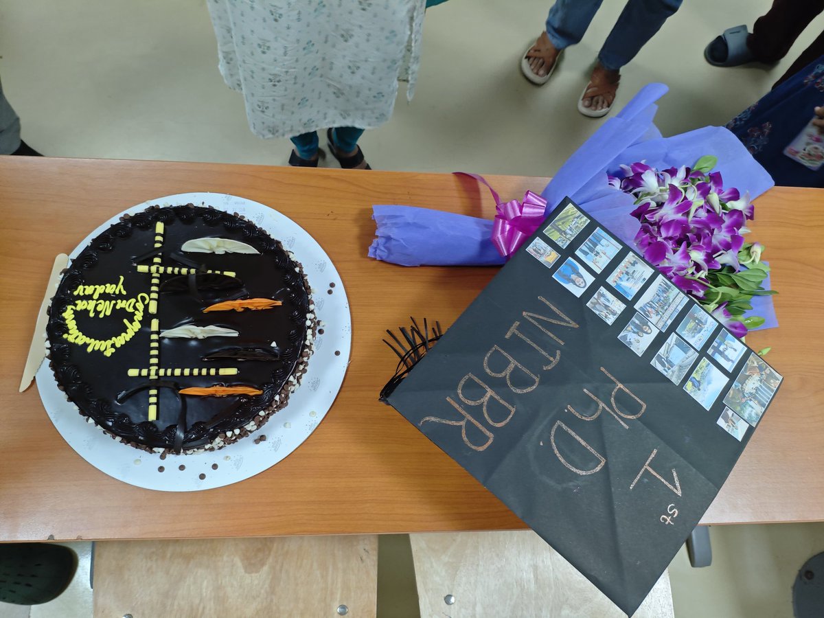 nehayadav1211's tweet photo. Officially Dr. Neha ๐
Successfully defended my PhD thesis today!
Forever grateful to my supervisor, Dr. Vivek Tiwari, for believing in me, teaching me from scratch, and shaping me into the researcher I am today.
Thank you @iamvivekt @NIBBRlab @IISER_BERHAMPUR #PhDDefence https://t.co/NiG9qDfN5k