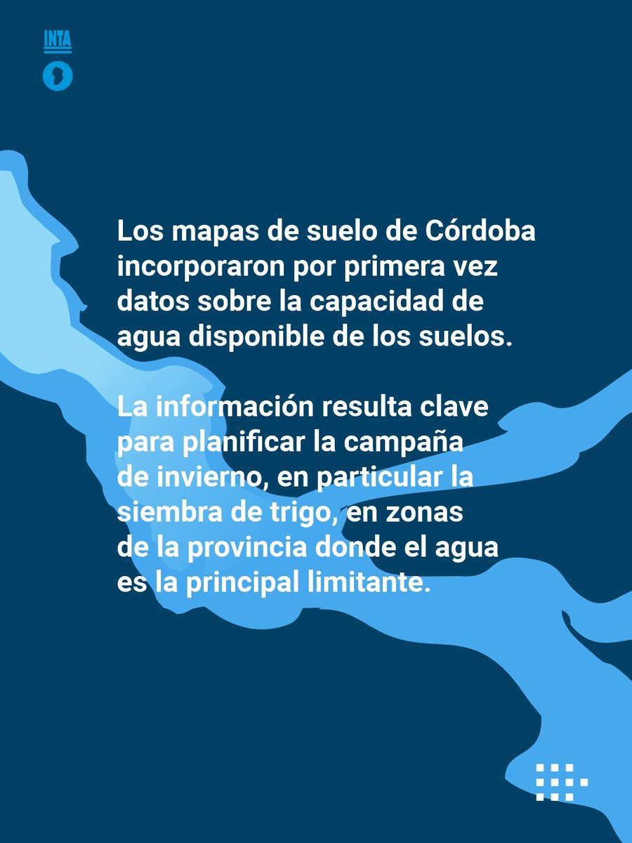 IntaManfredi's tweet photo. #SUELO | Capacidad de #agua disponible: un dato clave que se suma a las Cartas de #Córdoba 💧🌱

La provincia incorporó por primera vez información sobre el almacenamiento potencial de agua de los suelos en más del 92% del territorio

Leela acá 👇
https://t.co/mP61afkJN3 https://t.co/jK8BLSaVzZ
