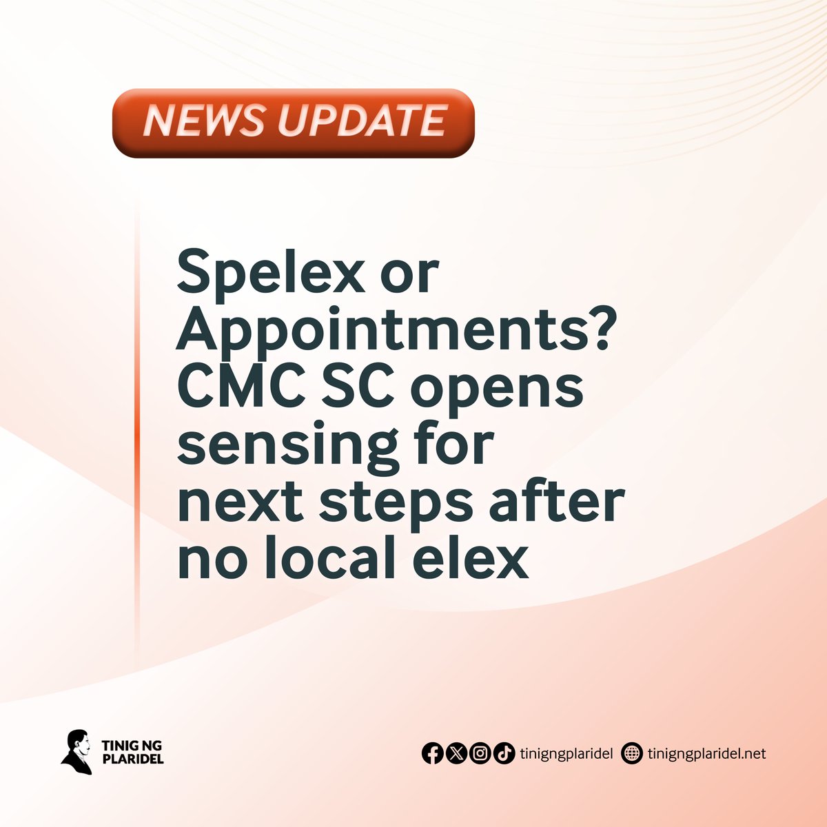tinigngplaridel's tweet photo. NEWS UPDATE: The UP College of Media and Communication (CMC) student council (SC) began sensing whether to hold special elections or appointments after no officers were elected in #HalalanUPD2026 today, May 28. https://t.co/0V1o3oVm3T