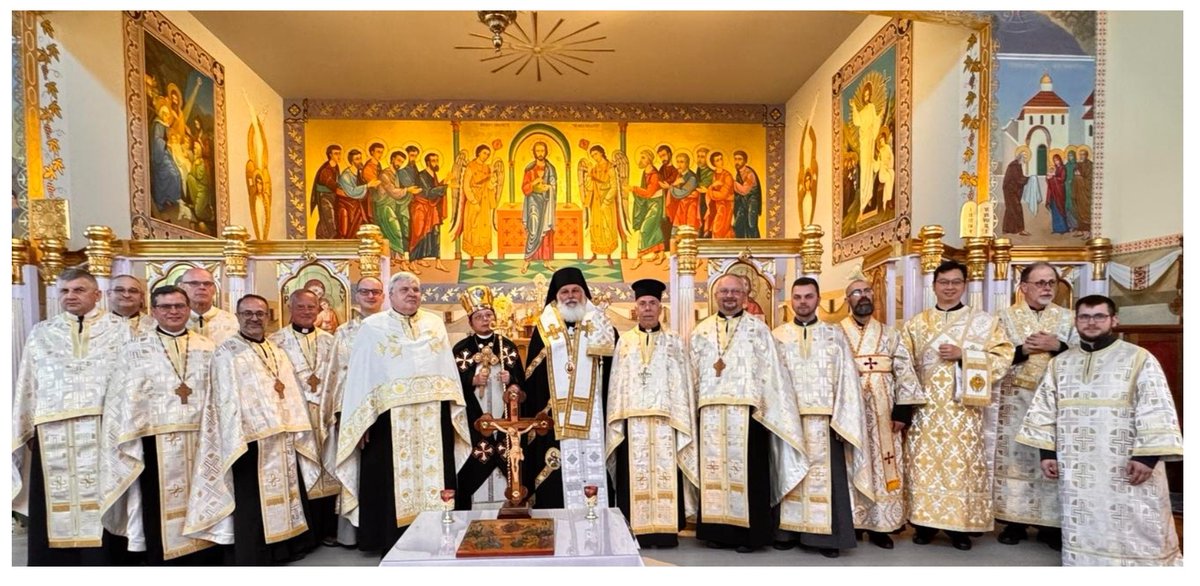 JesuitsofCanada's tweet photo. Axios! Yesterday, at the Cathedral of the Most Holy Eucharist, Fr. Richard Soo, SJ, was elevated to the rank of Archimandrite within the Ukrainian Greek Catholic Church
Discover more about Fr. Soo’s journey: https://t.co/pLushWnDjS
© 📸 Eparchy of New Westminster https://t.co/jp72oWS53Q