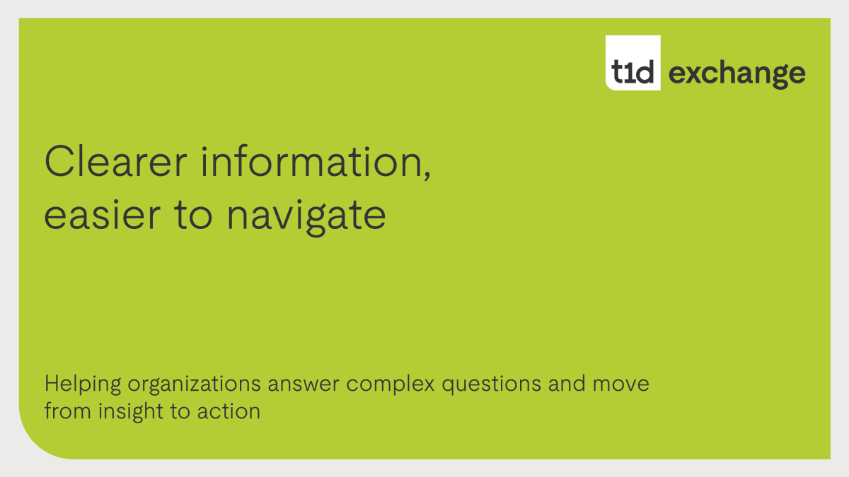 T1DExchange's tweet photo. We are excited to share that T1D Exchange has launched a refreshed #brand and new website. 

The update reflects how we work today—bringing together real-world data, research, and community insight to improve care for people living with #type1diabetes. 
➡️https://t.co/KHGV0PRyRQ https://t.co/vXTY2Hwqg3