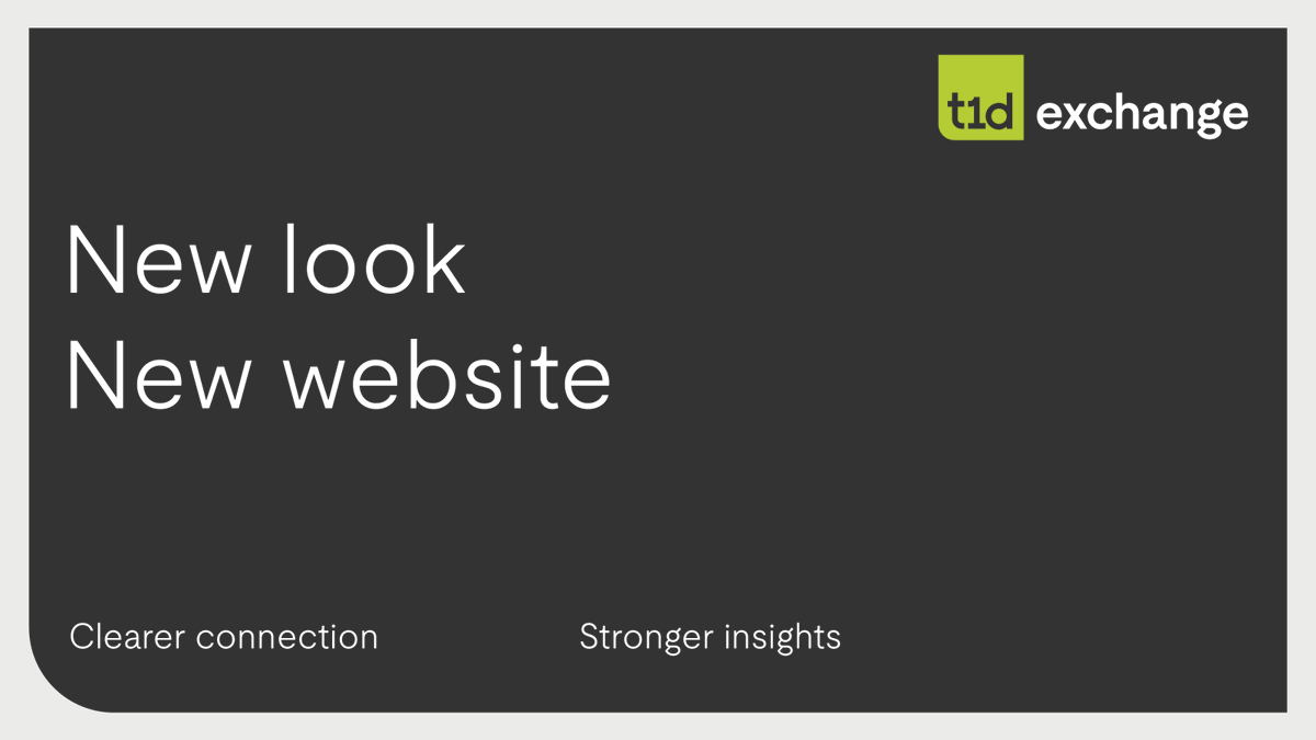 T1DExchange's tweet photo. We are excited to share that T1D Exchange has launched a refreshed #brand and new website. 

The update reflects how we work today—bringing together real-world data, research, and community insight to improve care for people living with #type1diabetes. 
➡️https://t.co/KHGV0PRyRQ https://t.co/vXTY2Hwqg3
