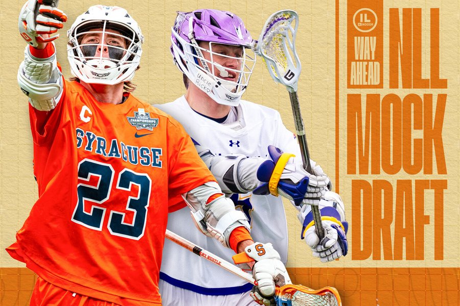 Inside_Lacrosse's tweet photo. There's no shortage of righty forwards talent in this year's @NLL draft class.

@StampLax dissects the talent at the top of the board and projects who could go where in his latest Mock Draft.

🔗 https://t.co/ir6ockGr8W https://t.co/T9HrQtmQ37